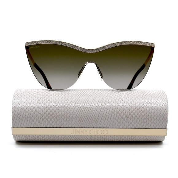 JIMMY CHOO KRISTEN/S GOLD BROWN GRADIENT WOMEN'S SUNGLASSES - Picture 3 of 14